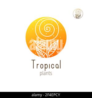 Tropisches Blütenkraut Stock Vektor