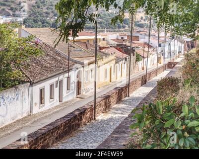 Silves, Portugal, Faro, Algarve, Häuser Stockfoto