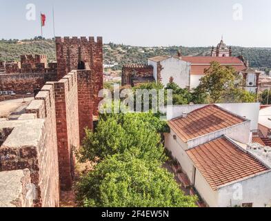 Silves, Schloss von Silves, Portugal, Algarve, Faro Stockfoto