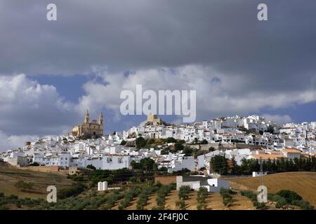 Olvera, Provinz Cadiz, Andalusien, Spanien Stockfoto