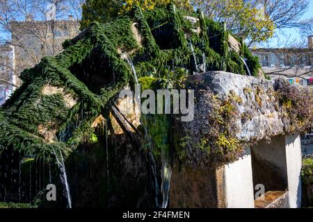 Wasserrad in l'isle sur la sorgue, provence Frankreich, Touristenziel. Stockfoto