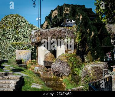 Wasserrad in l'isle sur la sorgue, provence Frankreich, Touristenziel. Stockfoto