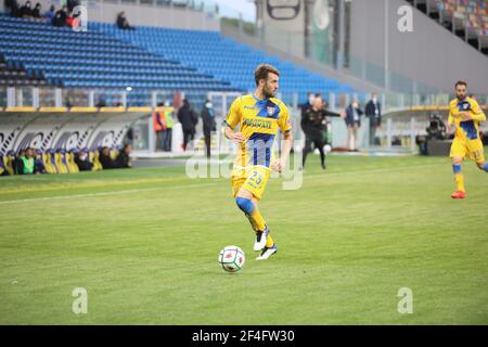 Benito Stirpe Stadium, Lecce besiegte Frosinone 3-0 für das Spiel 30th der italienischen Serie B in Frosinone, Italien am 20. März 2021. In diesem Bild Przemyslaw Szyminski (Foto von Paolo Pizzi/Pacific Press/Sipa USA) Stockfoto