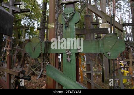 Polen, Grabarka - 10. Oktober 2020: Der Heilige Berg Grabarka, das Herz der orthodoxen Kirche in Polen Stockfoto