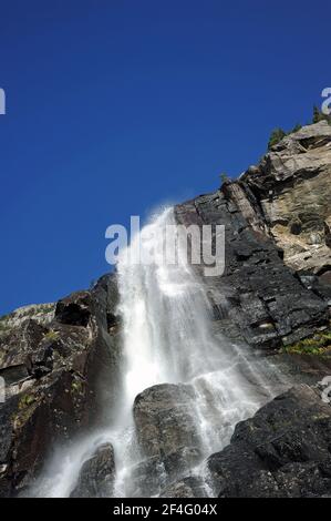 Hengjanefossen in Lysefjord. Stockfoto