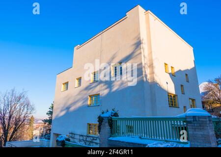 Müllerova vila, Villa Muller, Střešovice, Prag, Tschechische Republik Stockfoto