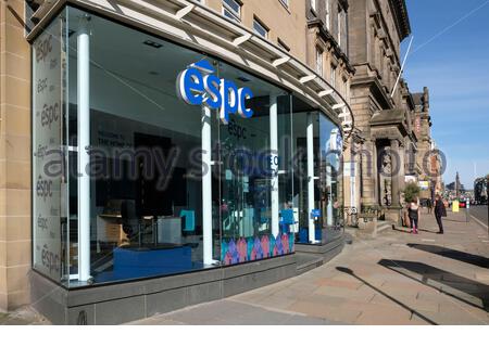 ESPC Büro, Edinburgh Solicitors Property Centre, George Street, Edinburgh, Schottland Stockfoto