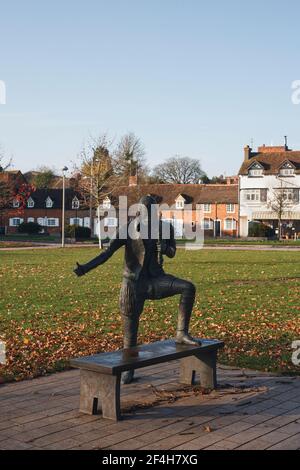 Die Statue des jungen Willens von Lawrence Holofcener, Stratford-upon-Avon. Stockfoto