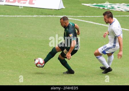 Belo Horizonte, Brasilien. März 2021, 21st. Eduardo während América x Cruzeiro, Spiel gültig für die Mineiro Meisterschaft, in der Independência Arena, in Belo Horizonte, MG. Quelle: Doug Patrício/FotoArena/Alamy Live News Stockfoto