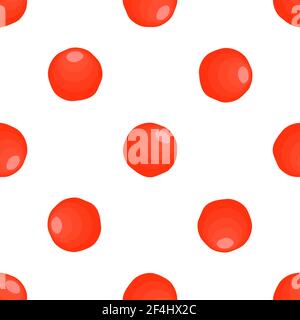 Illustration zum Thema große Muster identische Arten Fisch Kaviar, Ei gleiche Größe. Eiermuster aus frischem Fischkaviar für farbigen Druck auf Wallpa Stock Vektor