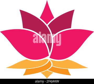Schönheit Vektor Blumen Design Logo Vorlage Symbol Stock Vektor