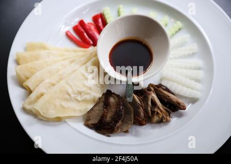 Peking-Ente, chinesisches Essen Stockfoto