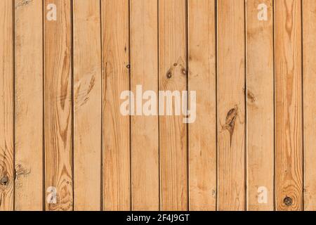 Helle vertikale Planken Zaun Holz Textur Board Hintergrund. Stockfoto