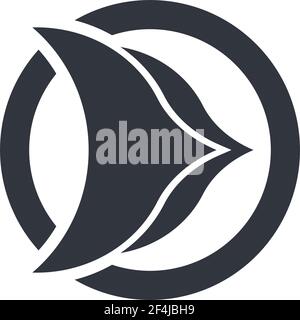 Pfeil Logo Vektor Symbol Illustration Stock Vektor