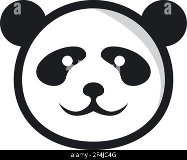 Panda Logo Vorlage Vektor Symbol Illustration Design Stock Vektor