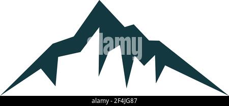 Mountain Logo Vektor Symbol Illustration Design Stock Vektor