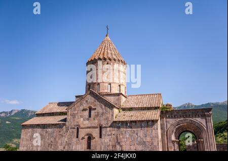 Die Kathedrale der Heiligen Paul und Peter, die Hauptkirche des Klosters Tatev in der Provinz Syunik in Armenien Stockfoto