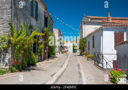 Mornac sur Seudre als eines der schönsten Dörfer Frankreichs aufgeführt, Charente-Maritime (17), Nouvelle-Aquitaine Region, Frankreich Stockfoto