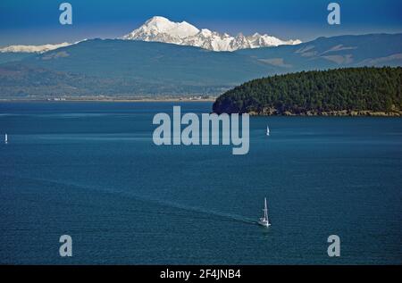 Mt. Baker; Padilla Bay 1 Stockfoto