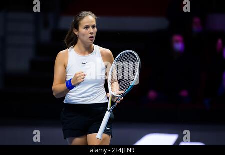 Daria Kasatkina von Russland während des Finales der 2021 St. Petersburg Ladies Trophy, WTA 500 Tennisturnier am 21. März 2021 in der Sibur Arena in St. Petersburg, Russland - Foto Rob Prange / Spanien DPPI / DPPI / LiveMedia Stockfoto