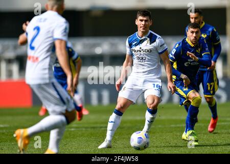 Ruslan Malinovskyi (Atalanta BC) während Hellas Verona vs Atalanta BC, Italienische Fußballserie A Spiel, Verona, Ital - Foto .LiveMedia/Alessio Marini Stockfoto