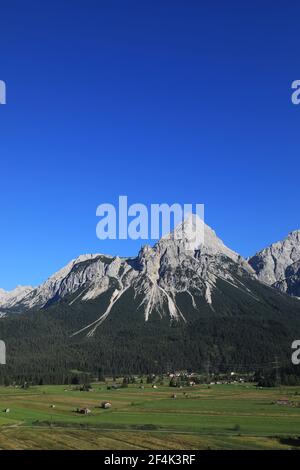 Sonnenspitze Berg in den Tiroler Alpen, Österreich Stockfoto