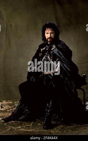 ALAN RICKMAN IN ROBIN HOOD: PRINCE OF THIEVES (1991), REGIE KEVIN REYNOLDS. Copyright: Nur für redaktionelle Verwendung. Keine Verkaufsförderung oder Buchumschläge. Dies ist ein öffentlich verteiltes Handout. Nur Zugriffsrechte, keine Lizenz des Urheberrechts. Nur zu vervielfältigen in Verbindung mit der Promotion dieses Films. Quelle: WARNER BROTHERS / Album Stockfoto