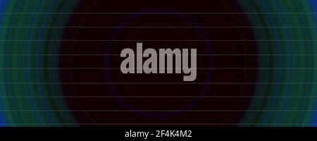 Musikalischer runder Hintergrund mit leeren Musiklinien, dunkle Spirale abstrakte Linie. Horizontale Noten Illustration Banner Stockfoto