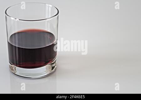bicchiere vino rosso altra vista Stockfoto
