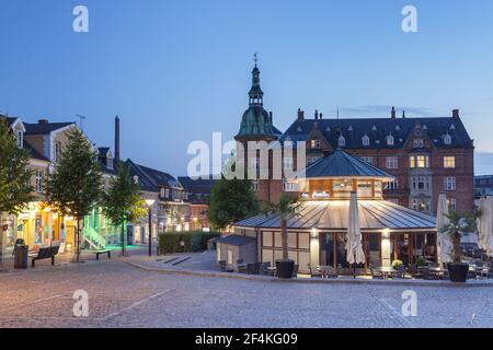 Geographie / Reisen, Dänemark, Sjaelland, Hillerod, Altstadt von Hillerod, Insel Seeland, Nordeurop, Additional-Rights-Clearance-Info-not-available Stockfoto