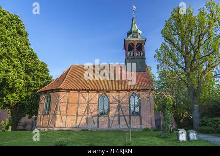 Geographie / Reisen, Deutschland, Schleswig-Holstein, Ploen, Johannis Kirche in Ploen, Schleswig-Holstein, , Additional-Rights-Clearance-Info-not-available Stockfoto