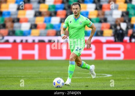 Stefan Radu (Lazio) in Aktion während Udinese Calcio vs SS Lazio, Italienische Fußball Serie A Spiel, Udine, Italien, 21 - Foto .LiveMedia/Ettore Griffoni Stockfoto