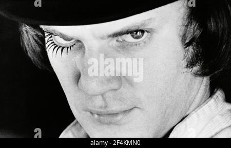 MALCOLM MCDOWELL in EINEM UHRWERK ORANGE (1971), Regie Stanley KUBRICK. Quelle: WARNER BROS. BILDER/Album Stockfoto