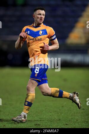 Aktenfoto vom 05-01-2021 von Ollie Clarke von Mansfield Town. Ausgabedatum: Montag, 22. März 2021. Stockfoto