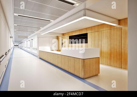 3D Rendering von Krankenhaus und Klinikinnenraum Stockfoto