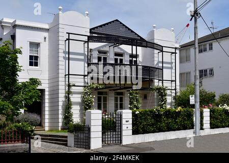 Melbourne, VIC, Australien - 05. November 2017: Wohnhaus in East Melbourne Stockfoto