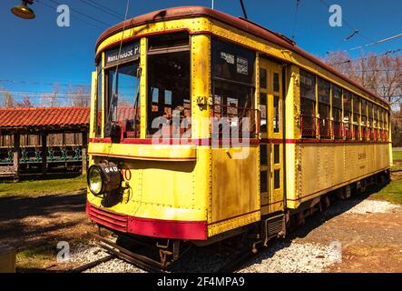 Connecticut Trolley Museum East Windsor, Connecticut, USA Stockfoto