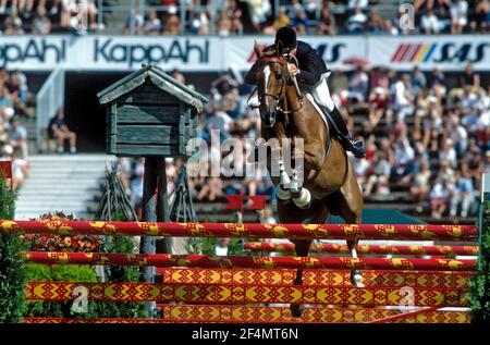 Weltreiterspiele, Stockholm, 1990 Stockfoto