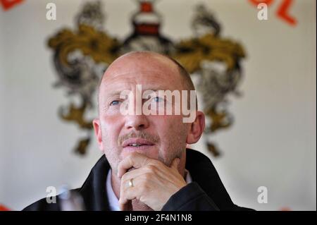 BLACKPOOL MANAGER IAN HOLLOWAY 28/4/2010. BILD DAVID ASHDOWN Stockfoto