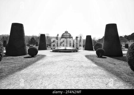 Palmenhaus Schönbrunn grünes Haus in Wien Österreich Stockfoto