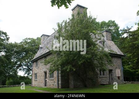 Henry Whitfield House in Gilford, Connecticut. Stockfoto