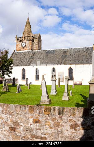Die Pfarrkirche im Fischerdorf Pittenweem im Osten von Neuk von Fife, Schottland Stockfoto