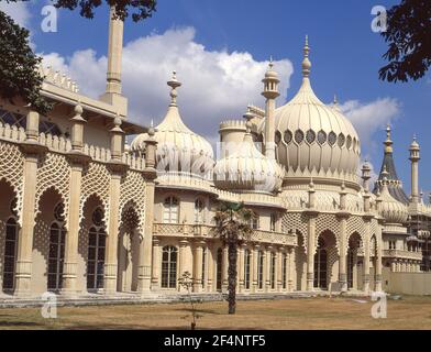 Die Royal Brighton Pavilion, alte Steine, Brighton, East Sussex, England, Vereinigtes Königreich Stockfoto