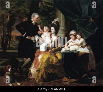 John Singleton Copley - Sir William Pepperrell Familie 1778 Stockfoto