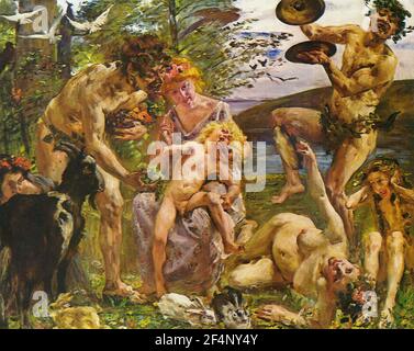 Lovis Corinth - Die Jugend Des Zeus 1905 Stockfoto