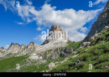 Dolomitenlandschaften, Italienische Alpen, Italien Stockfoto