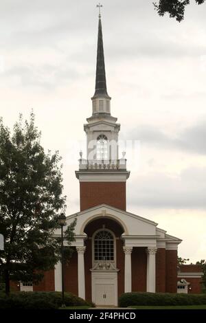 Lynchburg, Virginia, USA. Snidow Kapelle auf dem Campus der Universität Lynchburg (ehemaliges Lynchburg College). Stockfoto