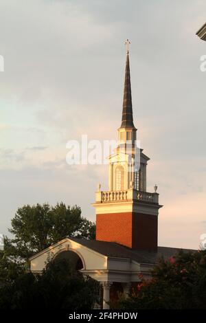 Lynchburg, Virginia, USA. Snidow Kapelle auf dem Campus der Universität Lynchburg (ehemaliges Lynchburg College). Stockfoto