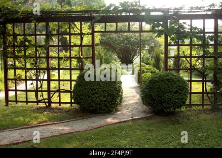 Das Anne Spencer House & Garden Museum in Lynchburg, VA, USA Stockfoto