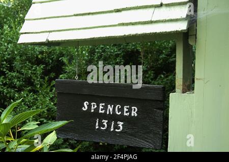 Das Anne Spencer House & Garden Museum in Lynchburg, VA, USA Stockfoto